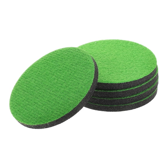 BESTYASH 5Pcs Green Car Glass Polishing Pads for Scratch Removal and Windshield Repair Kit