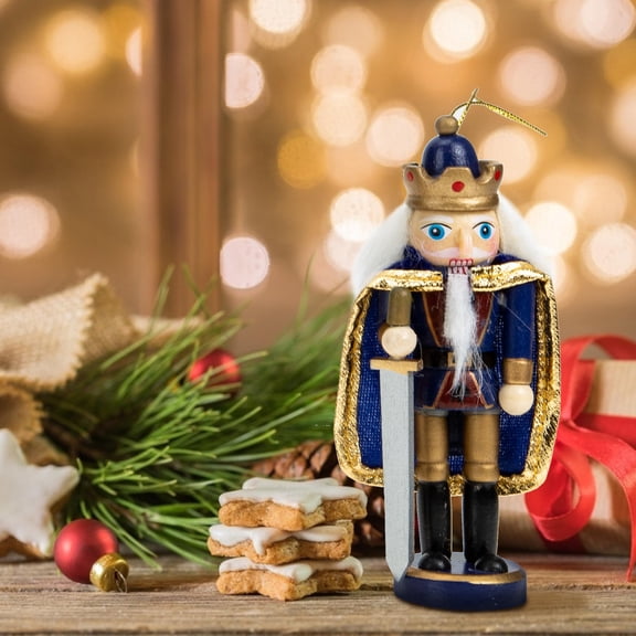 BESTYASH 5-Pack Lightweight Hanging Nutcracker Ornaments Christmas Decorations for Tree, Window, Door Display
