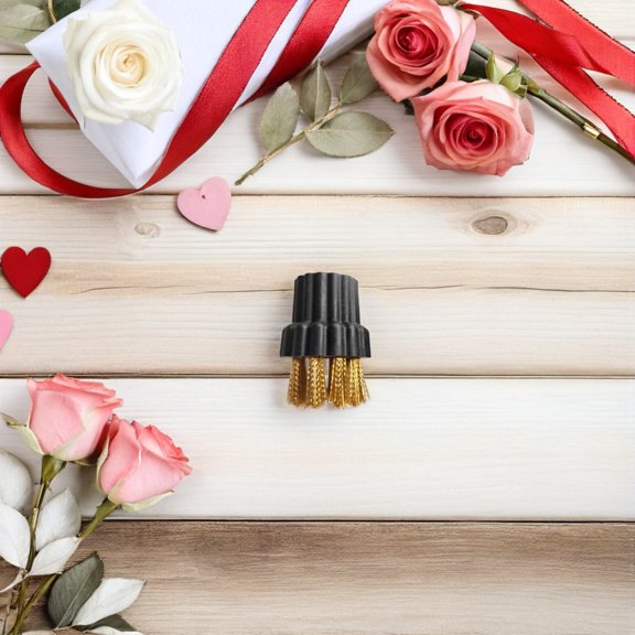 BESTYASH 5Pcs Multi-Purpose Machine Brush Head Black Sturdy and Versatile for Household Tools
