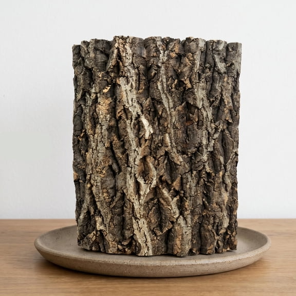 BESTYASH 5Pcs Natural Brown Cork Bark Tiles for Reptile Terrarium Climbing Decor Aquarium Background