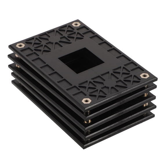 BESTYASH CPU Cooler Backplate Kit, Black Insulated Plastic, for Am4, Enhanced Durability, 5Pcs