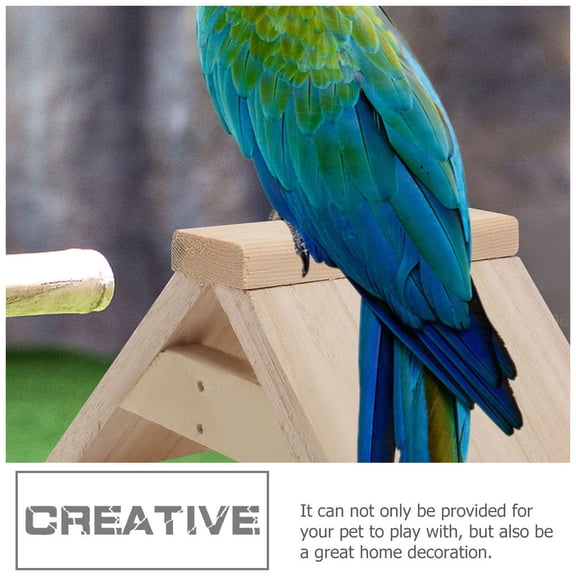 BESTYASH 5Pcs Pigeon Perch Wood Platform Perch for Birds Khaki Indoor Use Pet Owners