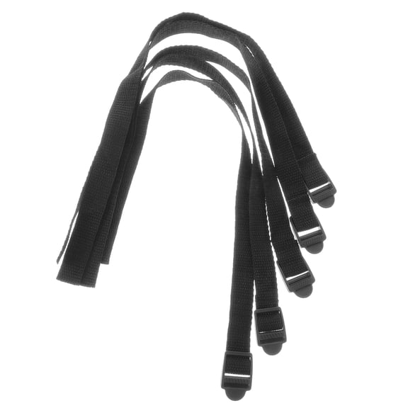 BESTYASH 5-Pack Black Ski Pole Straps Professional Binding Bands for Secure and Stable Grip