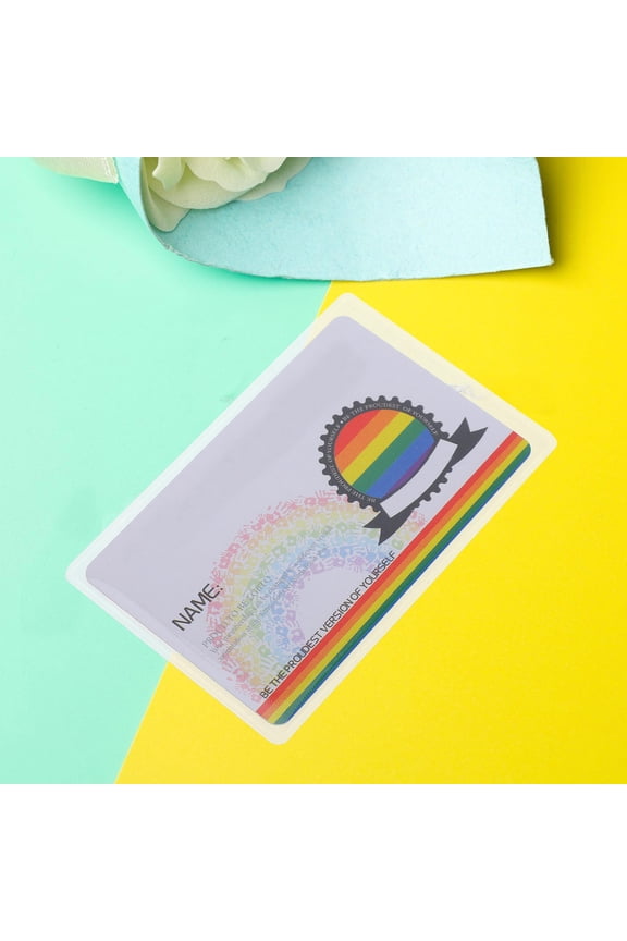 5Pcs Transparent Id Card Protector Sleeves Hard Plastic Credit Card Cover for Everyday Use