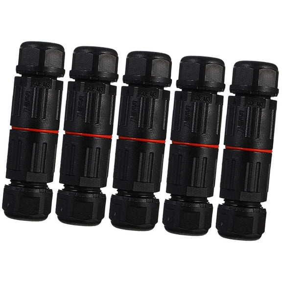 BESTYASH 5Pcs Water Resistant Wire Connectors for Outdoor Cable Splice Nylon Housing Compact Design