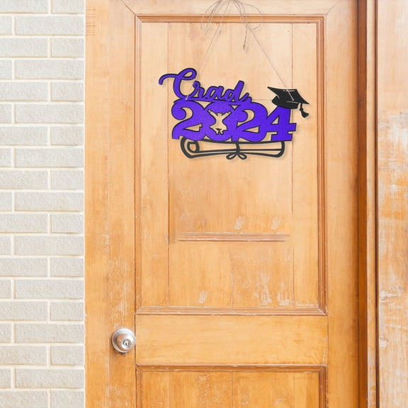 BESTYASH 5Sets Creative Graduation Paper Hanging Plaque for Home School Graduation Decor