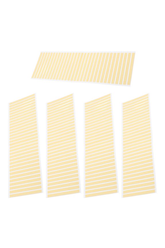 5 Sheets Self-Adhesive Watch Movement Pads Light Yellow Double-Sided Repair Tape for Watch Fixing