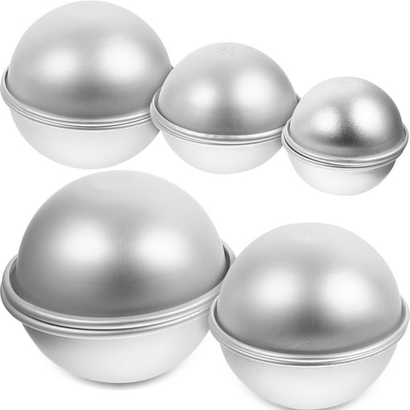 BESTYASH Aluminum Bath Molds for Home Baking 5 Pairs Kitchen Mold Set