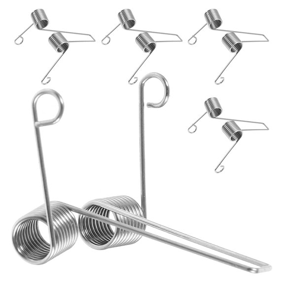 BESTYASH 5pcs Brass Instrument Valve Replacement Silver Durable Steel Parts for Professional Musicians