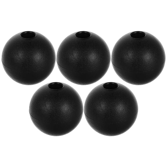 BESTYASH 5Pcs Home Gym Cable Ball Stopper Black Nylon Compatible with Fitness Equipment