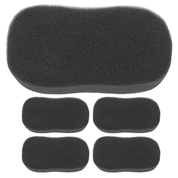 BESTYASH 5pcs Horse Bathing Sponges Black Sponge Tool for Sweat Mark Cleaning