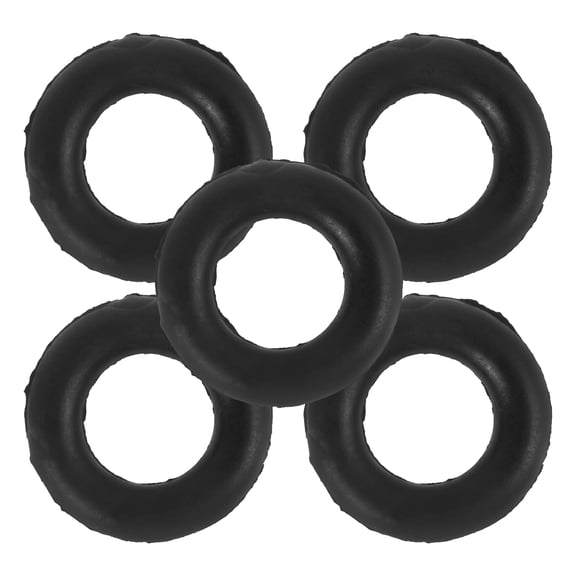 BESTYASH 5pcs Household Sewing Machine Parts Rubber Ring for Sewing Projects Black