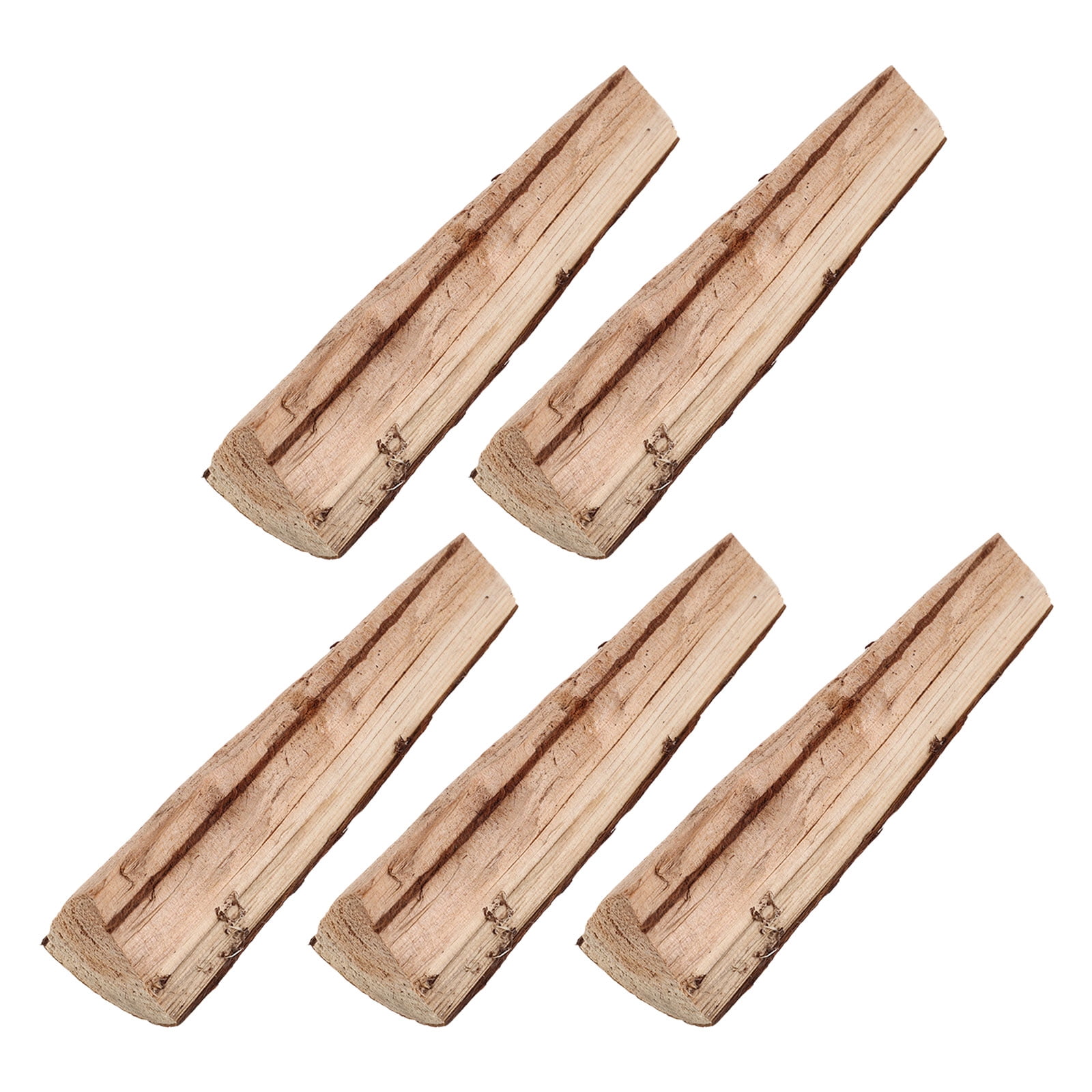 BESTYASH 5pcs Rustic Wooden Decorative Fire Logs for Fireplace Displays ...
