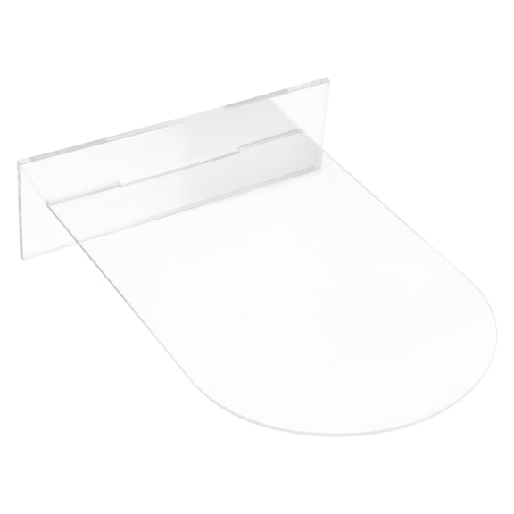 BESTYASH 5pcs Blank Arch Acrylic Place Cards with Base for Wedding Tables