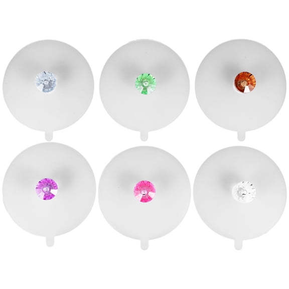 BESTYASH Silicone Cup Lids Assorted Color Airtight Leak-Proof Mug Cover 6Pcs