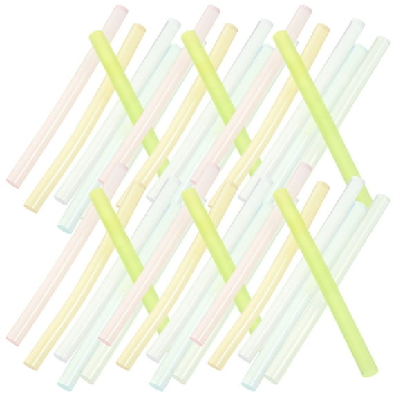 BESTYASH 60Pcs Bulk Glue Sticks for Bonding Fabric EVA Assorted Color for Repairs