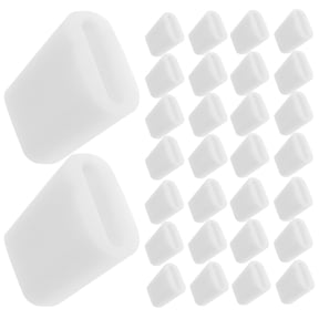BESTYASH 60Pcs White Rubber Feet for Kitchen Sink Grid Rack with Durable Impact Guard and Non Slip Design