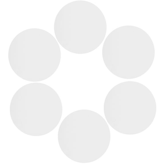 BESTYASH 6PCS Drawing Canvas Round Stretched Canvas for Art Practice Pure Cotton for Educators