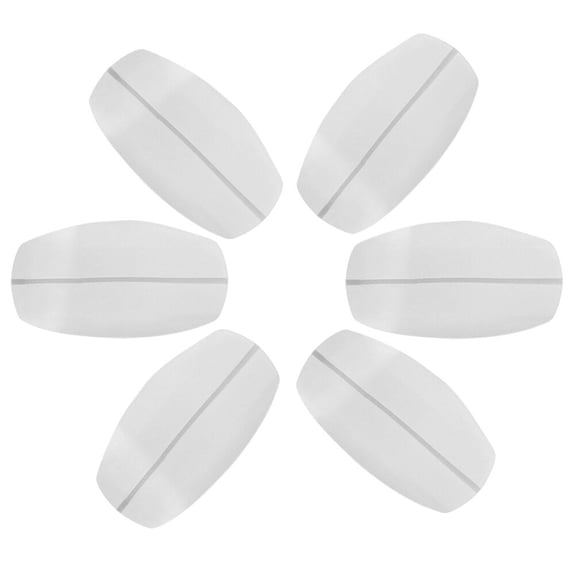 BESTYASH 6PCS White Invisible Shoulder Pads for Women, Soft Cushions, Stretchy and Smooth Fit Under Clothes