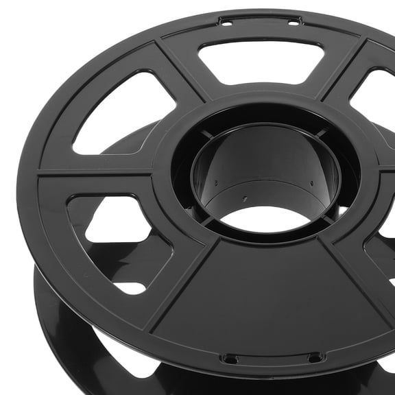 BESTYASH 6-Pack Black Plastic 3D Printer Filament Spool Holder for Smooth Cord and Wire Organization