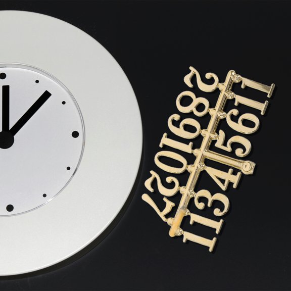 BESTYASH 6-Piece Arabic Clock Number and Digital Numeral Set for Home Clock Repair and Replacement