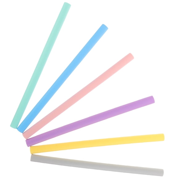 BESTYASH Flexible Silicone Straws Assorted Color for All Tumbler Sizes