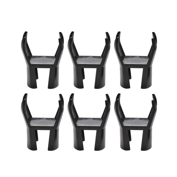 BESTYASH 6Pcs Black Golf Ball Pick Up Claw Tool Accessory for Retriever on Putter