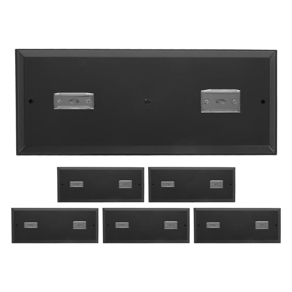 BESTYASH 6-Pack Black Plastic Motorcycle Display Stands and Organizers for Collectible Model Exhibits and Showcases