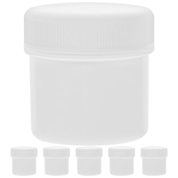 BESTYASH 6Pcs Bucket with Lid and Handle for Personal Use and Paint Storage White Hdpe