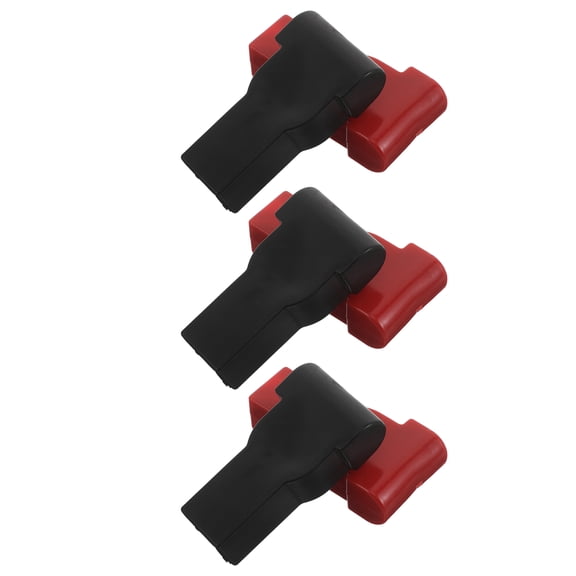 BESTYASH 6Pcs Car Battery Terminal Insulation Covers Rubber Caps for Positive and Negative Pole Identification