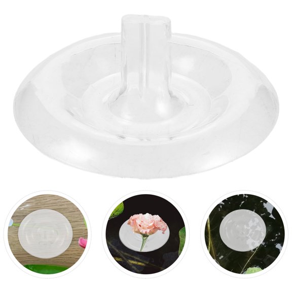 BESTYASH 6Pcs Contemporary Floating Floral Vase Transparent Plastic for Stylish Hydroponic Plant Display