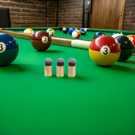 BESTYASH 6-Piece Billiard Cue Tips Replacement Kit for Pool Table with and Universal Compatibility