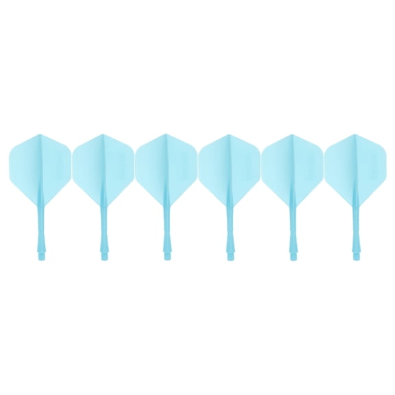 BESTYASH 6-Pack Matte Dart Flights for Smooth and Stable Flying, PP Fins for Darts