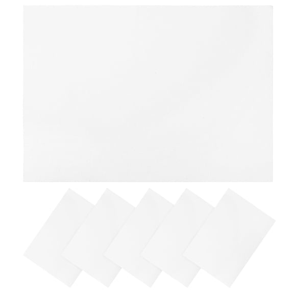 BESTYASH 6Pcs White Water Soluble Embroidery Backing for Machine and Hand Sewing