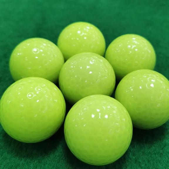BESTYASH 6Pcs Glow Golfs Ball Green Synthetic Lighted Ball Suitable for Twilight Golf Sessions