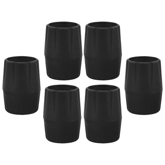 BESTYASH 6Pcs Guitar Holder Foot Protectors Black Rubber Pads for Guitar Stand Stability