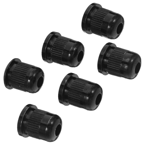 BESTYASH 6Pcs Guitar String Fixator Black Metal Mounting Ferrules for Improved Tuning Stability on Electric Bass
