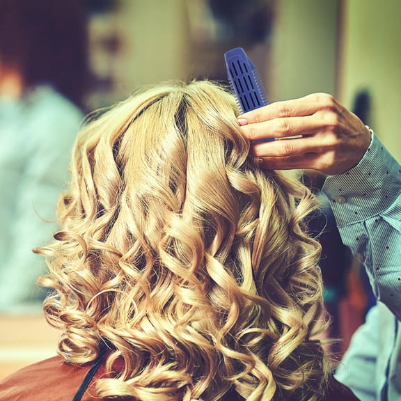 BESTYASH 6pcs Curly Hair Styling Rollers Non-damaging Hair Accessories for Daughters with ABS