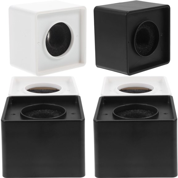 BESTYASH 6Pcs Interview Microphone Prop Flag Cube with Rounded Corners and Assorted Colors