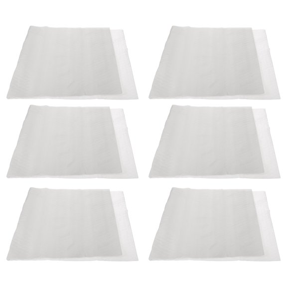 BESTYASH 6Pcs Kitchen Oil Absorbent Pads for Range Hood Grey Nonwoven Fabric Oil Proof