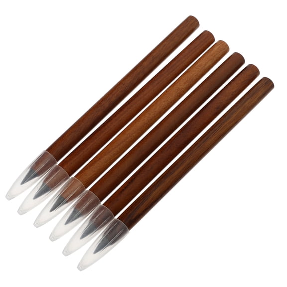 BESTYASH 6-Pack Lightweight Rosewood Engraving Pencils No Sharpening Needed Ideal for Artists and Craftsmen