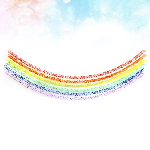 BESTYASH 6Pcs Luau Party Garland Multi Color Flower Decoration for Wall Table and Hallway Hanging