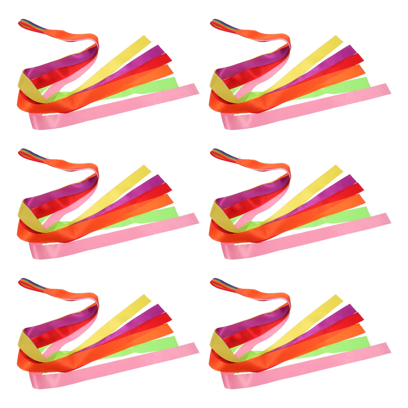 BESTYASH 6Pcs Multicolor Gymnastics Ribbon Streamers for Dance Routines ...