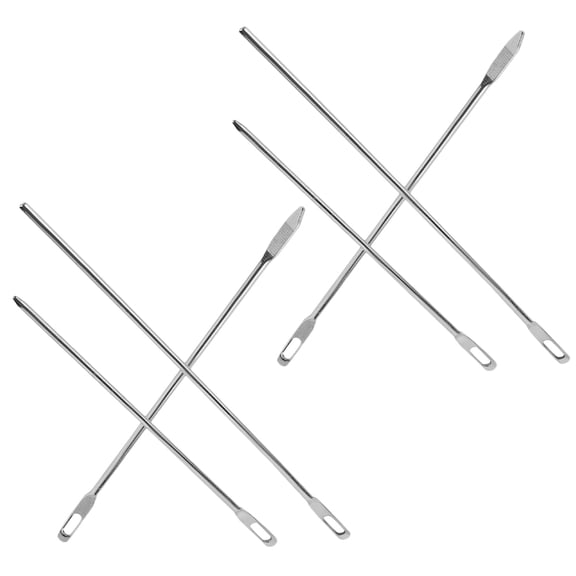 BESTYASH 6Pcs Nickel Plated Titanium Steel Thread Puller Tool for Elastic Drawstring and Waistband