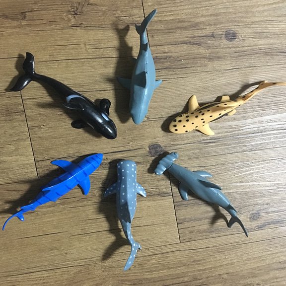 BESTYASH 6Pcs Ocean Creature Model Set Assorted Color Realistic Marine Animal Figures Home Decor