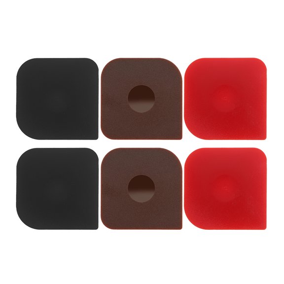 BESTYASH 6Pcs Pan Scraper Set with Ergonomic Grip for Effortless Kitchen Cleaning and Cake Decorating