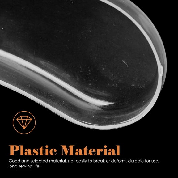 BESTYASH 6Pcs Piano Foot Pad Covers Transparent Plastic Protective Sleeves Durable for Piano Pedal Protection