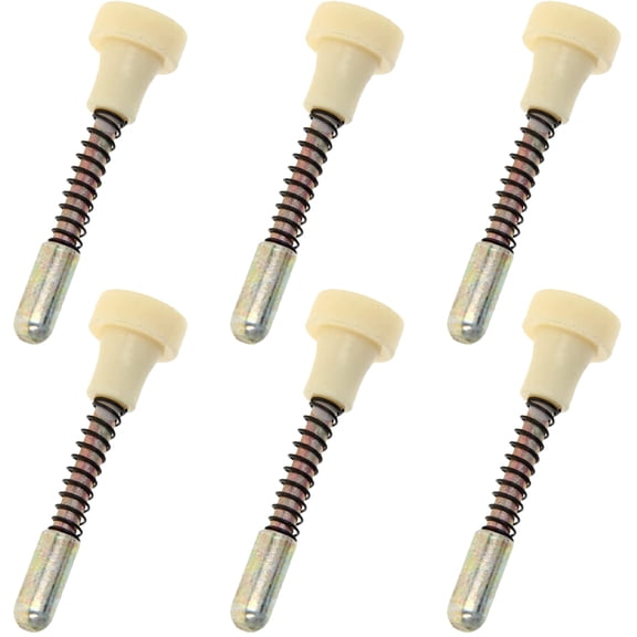 BESTYASH 6Pcs Plunger Latch Fastening Plastic for Pet Cage Door Use