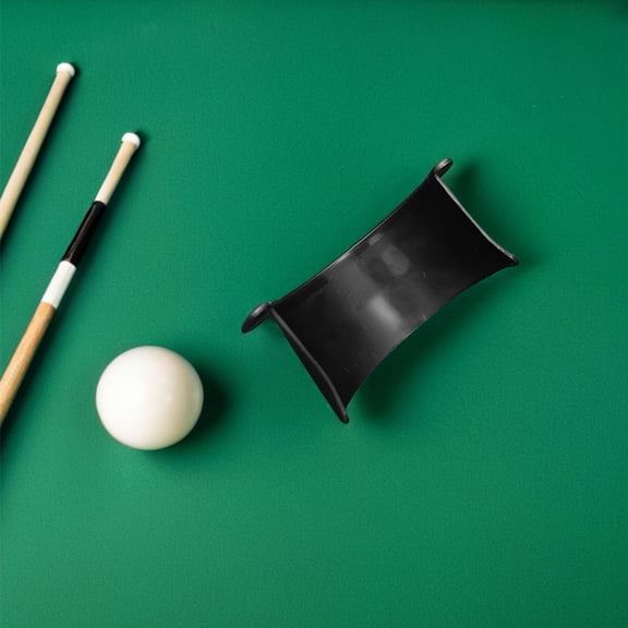 BESTYASH 6Pcs Pool Table Pockets Liner Billiard Pocket Inserts Black Plastic Repair Damaged Pockets