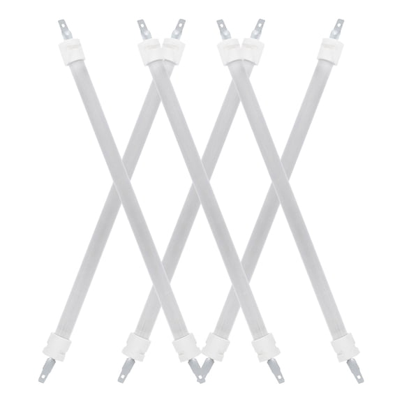 BESTYASH 6Pcs Poultry Heat Lamp Bulb Replacement White Heating Element Coil for Chicken Coop and Patio